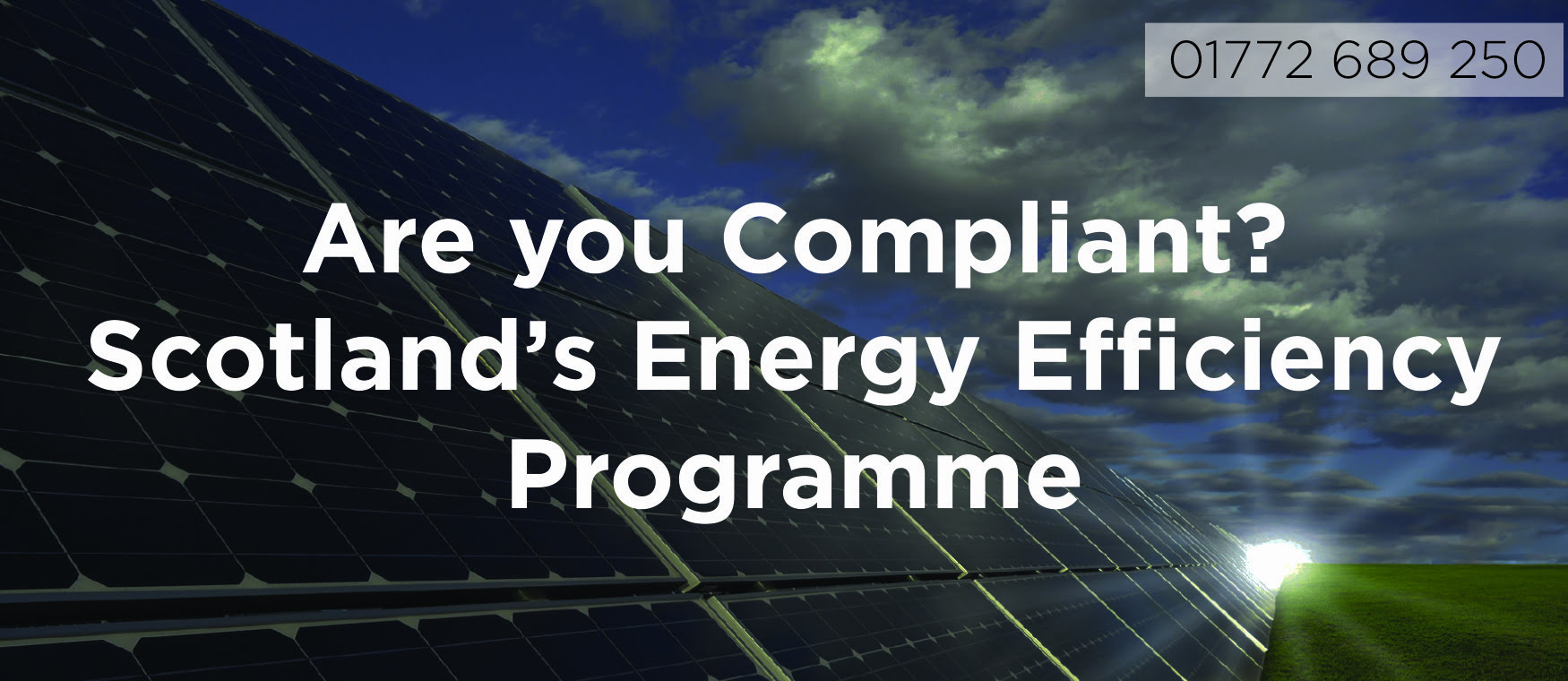 Are you compliant? Scotland's Energy Efficiency Programme