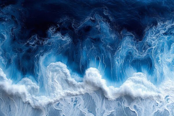 Feature image Deep-blue churning waves