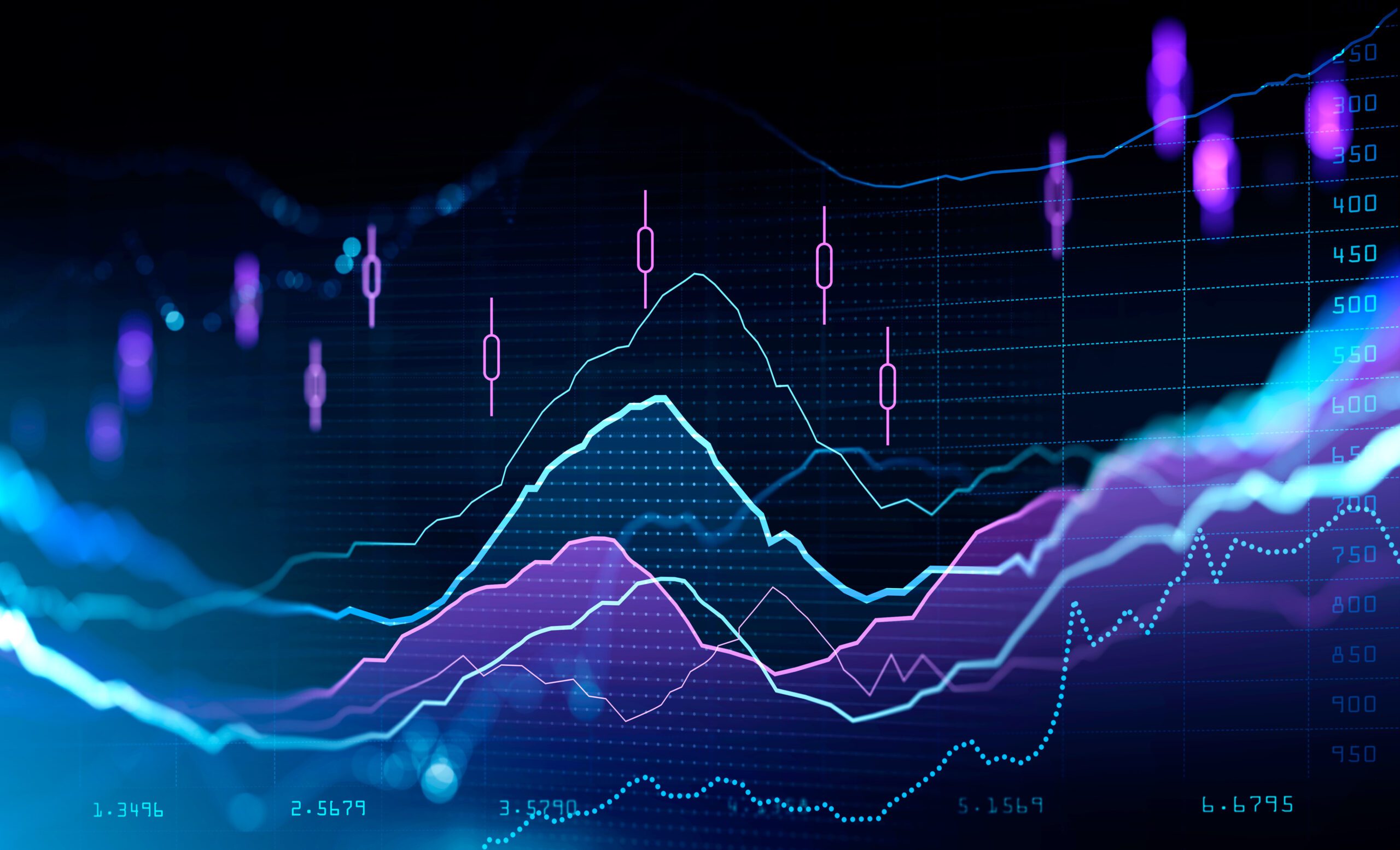 A graph against a black background.