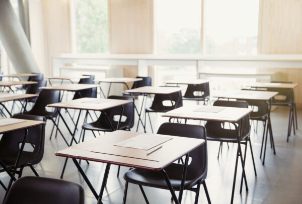 Empty classroom. (Source: AdobeStock)