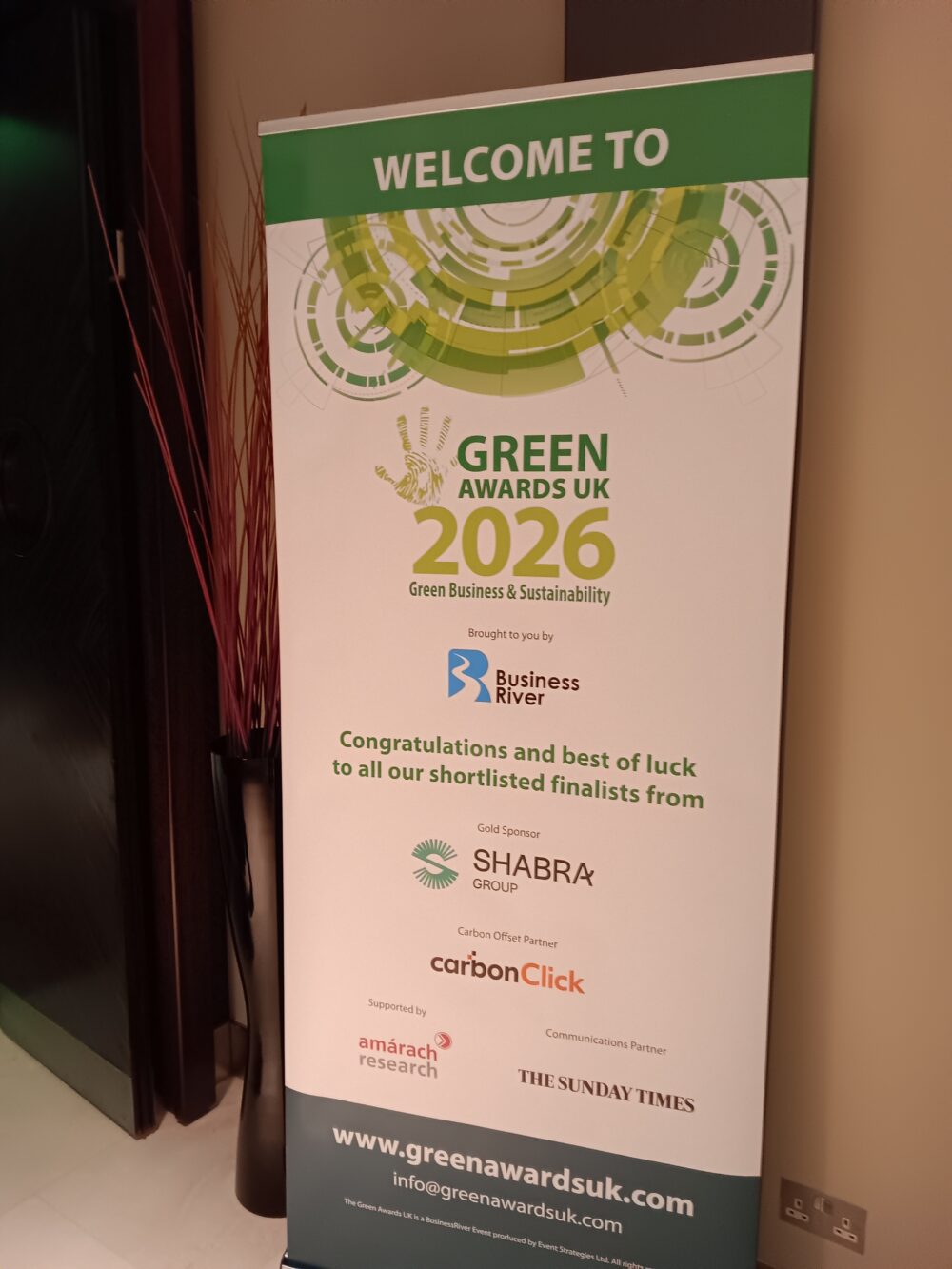 Green Awards UK 2026 banner